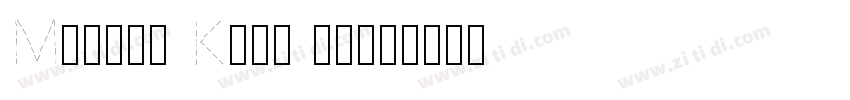 Mikado Kids font字体转换